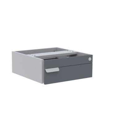 Imagem de Gaveteiro Aéreo 1 Gaveta Pe40 Cinza-grafito