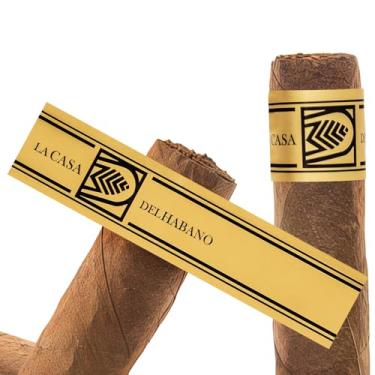 Imagem de 50 etiquetas personalizadas de charutos, presentes de charutos para homens, pulseiras de charuto personalizadas, faixas de etiqueta de charuto para proteger charutos, decoração de charutos, adesivos