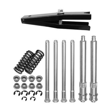 Imagem de QNHEAY Kit de reparo de bucha de pino de dobradiça de porta 15685040 adequado para Chevrolet C1500 C2500 C3500 K1500 K2500 K3500 GMC Suburban Tahoe, kit de dobradiça de porta dianteira de carro com