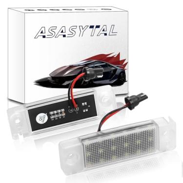 Imagem de Asasytal Lâmpada de placa de matrícula 6000 K branca compatível com Toyota 4Runner Sienna Sequoia Corolla Spacio, 2 peças