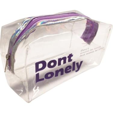 Imagem de Necessaire KIT em PVC transparente, Compartimento Único e Ziper Simples - Praticidade e Organização para o dia a dia.