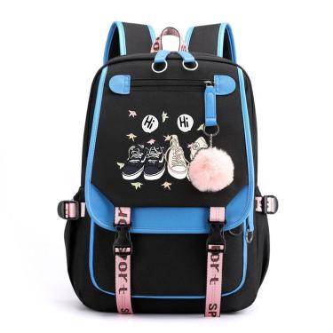 Imagem de Mochila Heartstopperss Anime School Bag Nylon 29x16x46cm