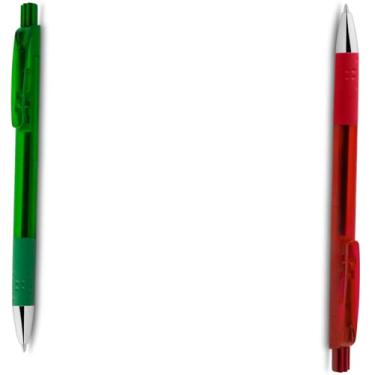 Imagem de Caneta Esferográfica em Metal, Preta Fosca, Retrátil, Grip Metálico, Ponta 0.7mm, Design Cilíndrico, 14cm, para Escrita Geral (Kit 1 Canet)