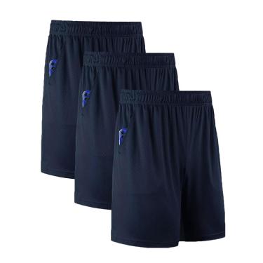 Imagem de Kit 3 Shorts Masculino Básico Bermuda Fitness Para Treino Academia Corrida-Masculino