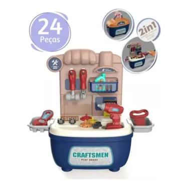 Imagem de Brinquedo Maleta Ferramentas Infantil 24 Peças