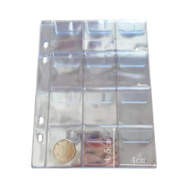Imagem de Álbum De Moedas De Bolso 120/240/360 Com 10/20 Páginas, Organizador E 