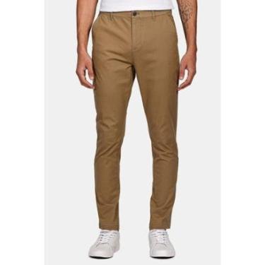 Imagem de Calça Aramis Chino Skinny Clássica Sarja Cáqui-Masculino