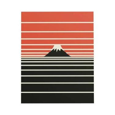 Imagem de Pintura Em Tela Moderna Minimalista De Gato Da Sorte Ramen Monstruoso 