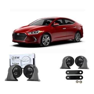 Imagem de BUZINA AUTOMOTIVA CARACOL (PAR) GRAVE/AGUDO PARA ELANTRA 2001 > 2004 - TIGER AUTO