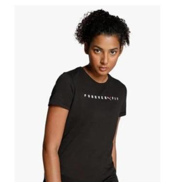 Imagem de Camiseta Puma Womens Graphic Forever It - Preto - Tam P-Feminino
