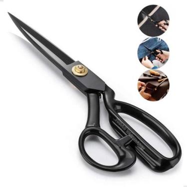 Imagem de Tesoura De Costura Profissional Titanium Alfaiate 9 Polegada, Preto