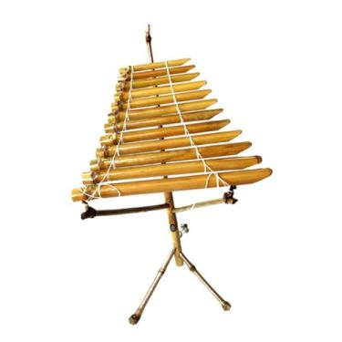 Imagem de menolana T' Rung é um instrumento musical tradicional vietnamita, um xilofone e instrumento de percussão para apresentações, ioga, uso por crianças e