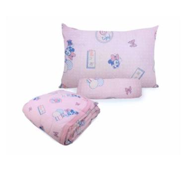 Imagem de Kit Berço Edredom e Jogo de Cama Disney Não Alérgico - Portallar, Minn