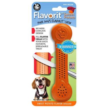 Imagem de Brinquedo Mordedor Cães Pet Qwerks Flavorit Batata Doce G