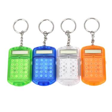 Imagem de Calculadora com Porta-Chaves Display de 8 Dígitos Casing Plástico Portátil Tamanho Bolso para Crianças Estudantes Materiais Escolares