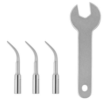 Imagem de Kit Ponteiras Ultrassom Universal com Chave  P1, P2, P3 em Aço Inox - 