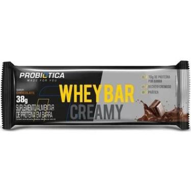 Imagem de Whey Bar Creamy (38g) - Sabor: Chocolate - Probiótica