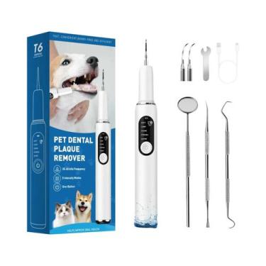 Imagem de Removedor De Tártaro Ultrassônico Para Cães E Gatos Com Luz LED Ferram