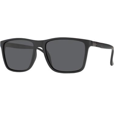 Imagem de Óculos de Sol Masculino Polarizado Proteção UV 400 Quadrado Detalhes Metal Para Rosto Grande VH 6221-Masculino