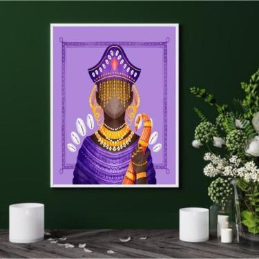 Imagem de Quadro Orixá Nanã - Candomblé 60X48Cm