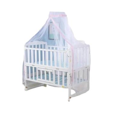 Imagem de Rede Mosquiteira Universal Dobrável Para Berço De Bebê, Cobertura Redo
