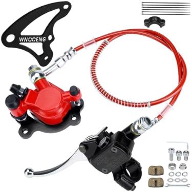 Imagem de Kit de pinça de freio hidráulico de mini bicicleta MMB80 atualizado para Monster Mega moto MM-B80 80cc MM-B105 105cc GMB100 Coleman RB100 RT100 Mini peças de bicicleta