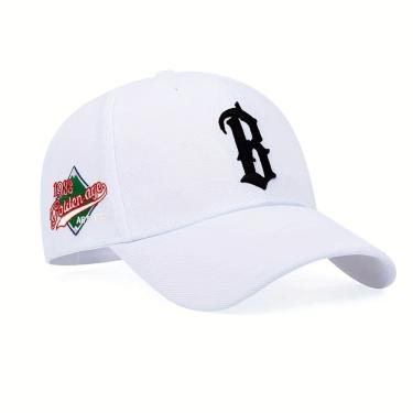 Imagem de Boné Baseball Bordado Letra B Casual Ajustavél Esportivo