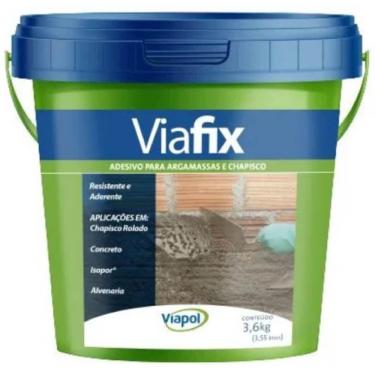Imagem de Adesivo Para Argamassas E Chapisco 3,6 Kilos Viafix - V0210794 - Viapol Viafix 3,6 Kilos - V0210794 - Viapol