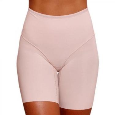 Imagem de Bermuda Bundex Nayane Cintura Alta com Enchimento Removível em Microfibra-Feminino