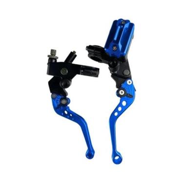 Imagem de Cilindro Mestre De Freio Universal CNC 7/8'' Com Cabo E Reservatório D