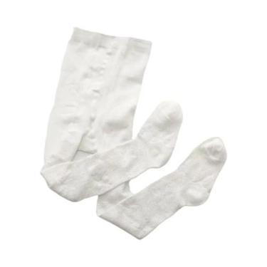 Imagem de Primavera e verão malha arco meia-calça infantil bebê menina fina resp