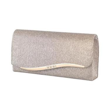 Imagem de Bolsa De Noite Elegante Com Alça Única E Corrente Para Mulheres, Com D