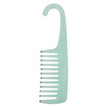 Imagem de Pente Para Banho Dentes Largos Cabo Para Pendurar Marco Boni, Verde