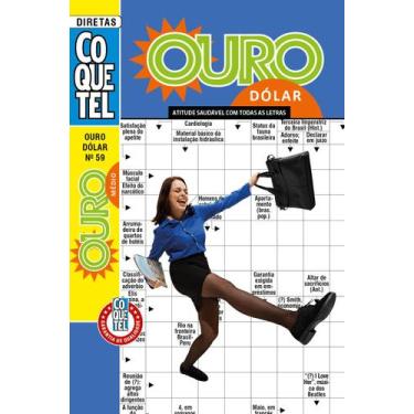 Imagem de Palavras-Cruzadas Diretas Coquetel Ouro Dólar 59 - Coquetel - NF