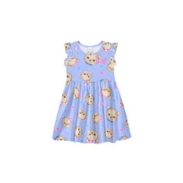 Imagem de Vestido Bebê Infantil Manga Curta Alakazoo Ref. 46600-Feminino