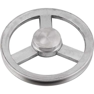 Imagem de Polia de Alumínio 1 Canal, Perfil A, 200 mm, sem Furo Vonder