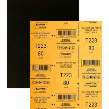 Imagem de Lixa D'água T-223 Grão 80 Norton