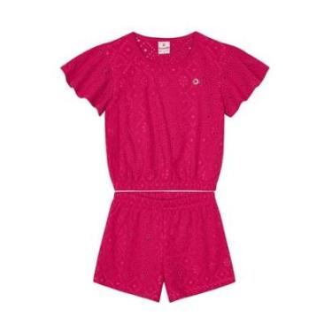 Imagem de Conjunto infantil menina em malha Brandili-Feminino