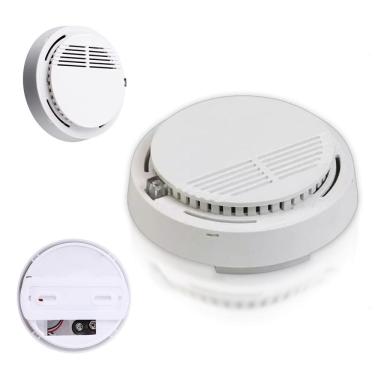 Imagem de Detector De Incendio Alarme Fumaca Fogo Sensor Fotoeletrico Seguranca Casa Comercial Empresarial Protecao Do Lar