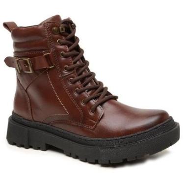 Imagem de Mocassim Feminino Siena Couro Pinhão Conforto Elegante Casual-Feminino