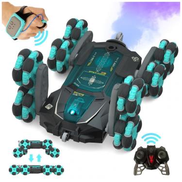 Imagem de Carrinho de controle remoto acrobático 8WD Opmind com gestos luz spray
