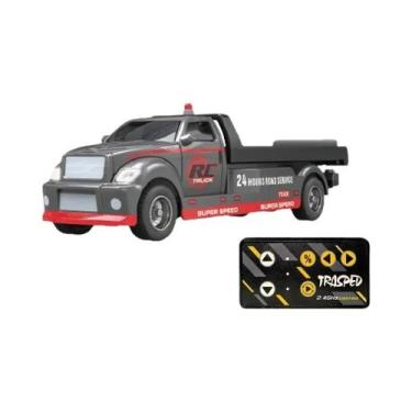 Imagem de Caminhão De Brinquedo Com Reboque Em Escala 1/64 Para Crianças, Contro