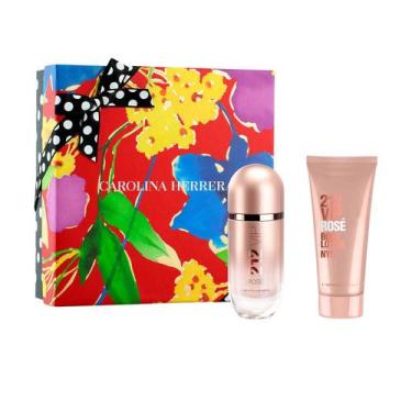 Imagem de Kit Carolina Herrera 212 VIP Rosé 80ml + BL 100ml Feminino, 80ml