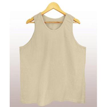 Imagem de Regata Estonada Palha - Alta Qualidade em Algodão 100% - Falca, M