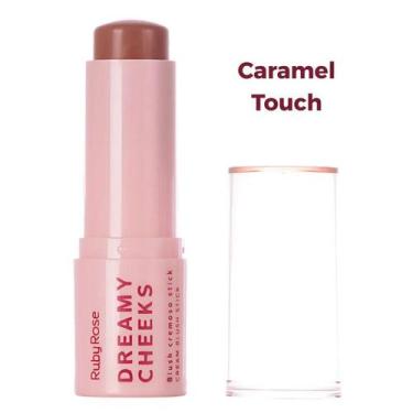 Imagem de Blush Cremoso Stick Dreamy Cheeks HBM01 Ruby Rose Cor*:Caramel Touch