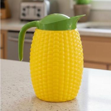 Imagem de Jarra Para Suco Água com Alça Amarelo e Verde Milho 1,5L - Injetemp, M