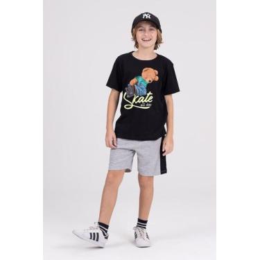 Imagem de Conjunto Infantil Ribana Street Bear Preto - Vida Costeira Oficial, Pr