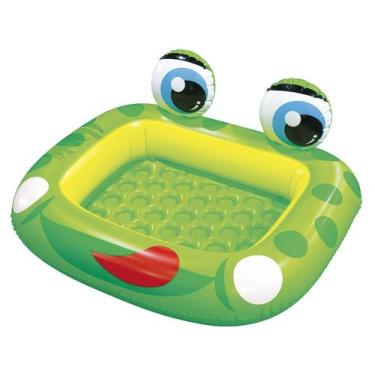 Imagem de Piscina Infantil Inflável Sapinho com OLHOS 50L - 128X110CM - Jilong