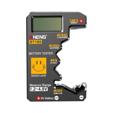 Imagem de Testador De Baterias Domésticas ANENG BT189 Com Display LCD, Detector 