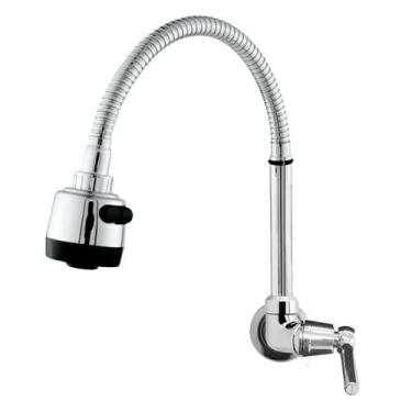 Imagem de Torneira Gourmet Flexível Móvel de parede Cozinha gourmet Chuveirinho 